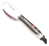 Cepillo Alisador Gama Innova Mini Electrico Peine Anti Frizz Blanco