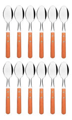 Set X12 Cuchara De Mesa Acero Inoxidable Tramontina Dynamic Madera