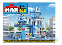 Bloques Max Estacion De Policia City Police 321 Piezas Zuru Versión Del Personaje Estacion De Policias