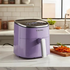 Freidora De Aire Yelmo Fr-7309 Digital 5 Litros 1400w Dig Violeta