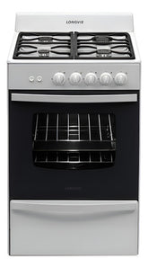 Cocina A Gas Longvie 13331bf Quickclean De 56cm Clase A Blanco