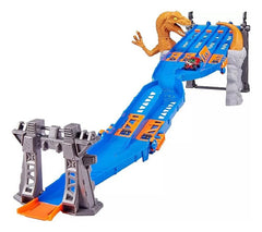 Pista De Autos Lanzador Zuru Metal Machine Raptor Attack Azul