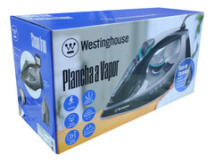 Plancha A Vapor Westinghouse Whpl2202 Base Ceramica 2200w - Negro