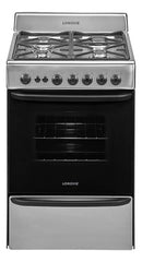Cocina A Gas Longvie 13501xf 56cm Inox Cajón Parrilla Color Acero Inoxidable