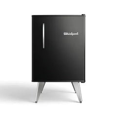 Heladera Whirlpool Retro Negra 80 / 76 Lts Negro