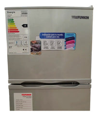 Heladera Telefunken Tfk-hd140 Silver 140lts R600a Clase A Gris Oscuro