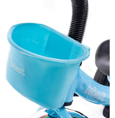 Triciclo Con Manija & Canasto Bebesit Sl1701c Azul H:30kg C Azul