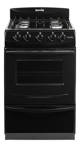Cocina A Gas Natural Escorial Candor S2 Negra Cs Negro