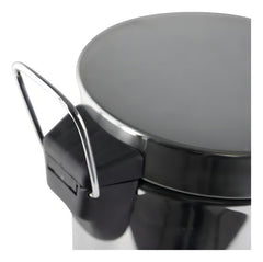 Cesto Tacho De Basura Acero Inoxidable Balde Extraible 5l Ct Color Gris