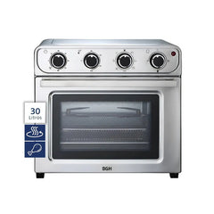 Bgh Horno Eléctrico Bhe30fx25t Air Fryer Convección Grill 1600w 30l Plateado