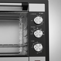 Horno Electrico Ultracomb Uc-70acn Con 2 Anafes 70lts Grill Rojo/negro