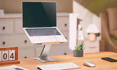 Soporte Plegable Escritorio Notebook Tablet Onebox Ob-s3 Cts Plateado