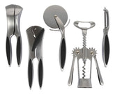 Set De 5 Utensillos Cocina Carol Acero Corta Pela Pica Abre