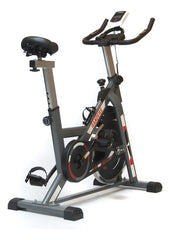 Bicicleta Fija Para Spinning Randers Arg-874sp-r 13kg H120kg Gris