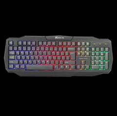 Kit De Teclado Y Mouse Gamer Xtrike Me Cm-406 Inglés Us De Color