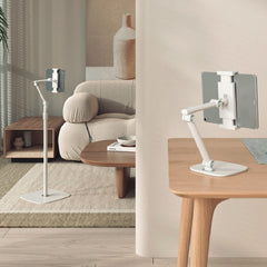 Soporte Escritorio iPad Tablet Celular Onebox Ob-up2 Blanco