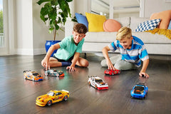 Playset Metal Machine Zuru 7613 Casco Rojo Construye Tu Auto Rojo