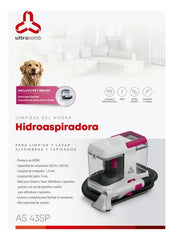 Hidroaspiradora Ultracomb As43sp 400w Con Pet Brush Para Alf Blanco