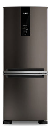 Heladera Whirlpool No Frost Inverter De 449 Lts. Negra Negro