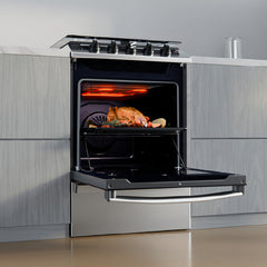 Cocina Multigas Drean Cd5617ai0 Inox 56 Cm Con Air Fryer C Gris