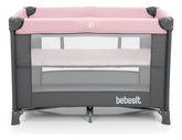 Practicuna Corralito Plegable Transportable Bebesit 2105-ac Rosa Liso