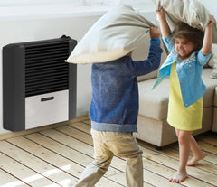 Calefactor Coppens Sin Tiraje 5000 C50stam Acero Tio Musa Gris Oscuro