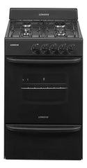 Cocina A Gas Longvie 12231g 56cm Grafito Cajón Parrilla Grafito