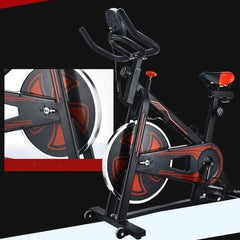 Bicicleta Fija Para Spinning Tm Acero Indoor Hasta 120kg Cts Color Negro