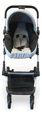 Coche Cuna Bebesit 1365tsd Gris Claro 3en1 Travel System Cs