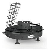 Parrilla Duomo Tromen Fogon Accesorios Asador Estaca Color Negro