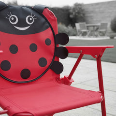 Silla Reposera Infantil Niños 1 Posicion Vaquita San Antonio Rojo