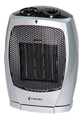 Caloventor Eléctrico Crivel Ptc903os Oscilante Termostato Ct Plateado