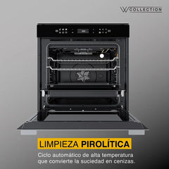 Horno Empotrable Eléctrico Whirlpool Woc73asdim 73l Plateado