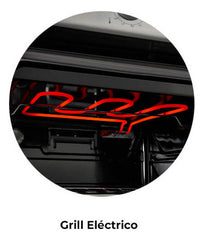 Horno A Gas Touch Longvie H6900gt C/vent. Tang. Grill Eléct. Color Grafito