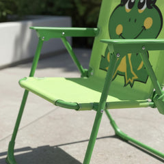 Silla Reposera Infantil Niños Chicos 1 Posicion Ranita Verde Verde