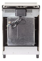 Cocina Electrica Telefunken Ekxl01v Inox 60cm Luz Horno Plateado