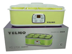 Yogurtera Yelmo Yg1708 Verde Fábrica De Yogur 1,4l 8 Jarras Verde Claro