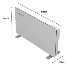 Convector Portatil Smartlife Vtm1000wpn Panel Vidrio Blanco