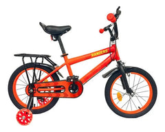 Bicicleta Infantil Randers Bke160f Rojo Rodado 16 Rueditas Naranja 16