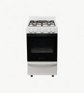 Cocina A Gas Orbis 4 Hornallas Blanca 50cm Visor Multigas Blanco