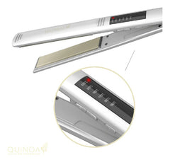 Secador De Pelo Ga.ma Bora + Planchita Elegance Led Quinoa Blanco