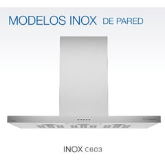 Campana De Pared Ormay C603 Acero Inox 60 Cm De Ancho