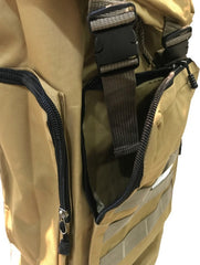 Mochila Camping Trekking Outdoor De 70 Lts Marron Tio Musa Marrón Claro