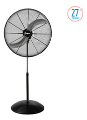 Ventilador De Pie Liliana Vp27pow Power 2 En 1 De 27 PuLG 68.58 Cm 50 Negro Gris Metal 3