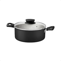 Bateria De Cocina Tramontina Antiadherente Linz 4 Piezas Color Negro
