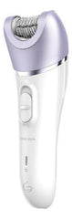 Depiladora Inalambrica Gama Oasis Look Usb 2v Humedo Seco Ct Color Blanco/violeta