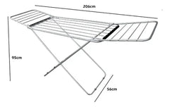 Tender De Aluminio Con Alas Botafogo Var0224 De 206 X 56cm Gris