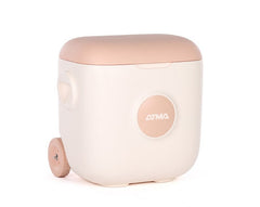 Heladera Conservadora Vintage Atma 305vp 30l C/ Carrito Rosa Rosa
