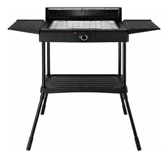 Parrilla Electrica Acero Inoxidable Kanji Brasa 2200 Watts Fácil Limpieza Kjh-be2200sp Negro