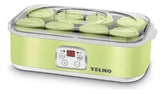 Yogurtera Yelmo Yg1708 Verde Fábrica De Yogur 1,4l 8 Jarras Verde Claro